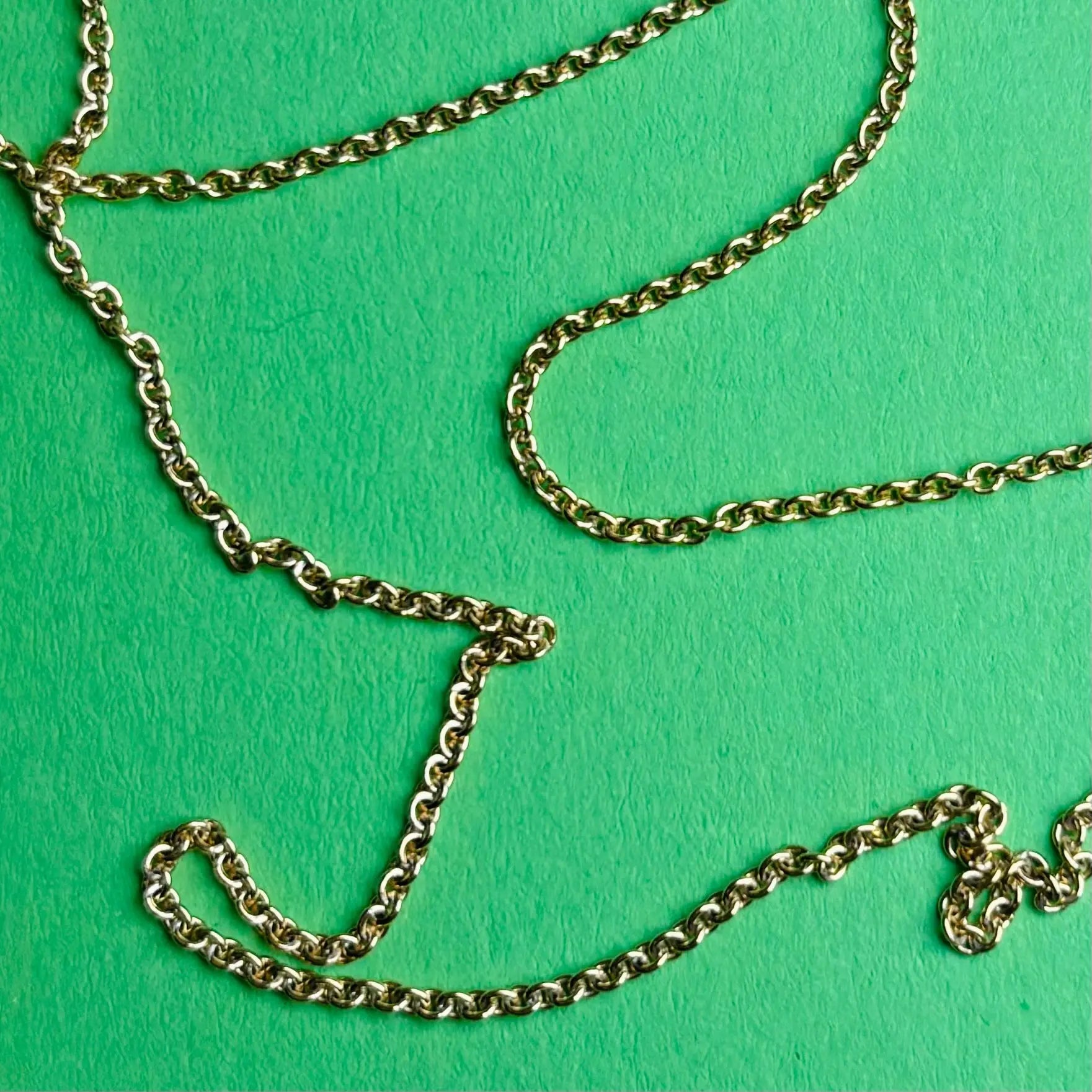 Halskedja - Guldpläterad ankarkedja - L8Hasselblad