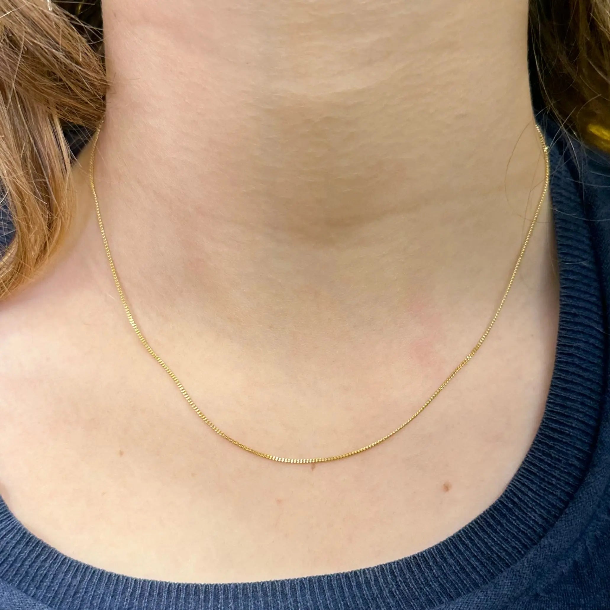 Halskedja pansar - gulddoublé - L8Hasselblad