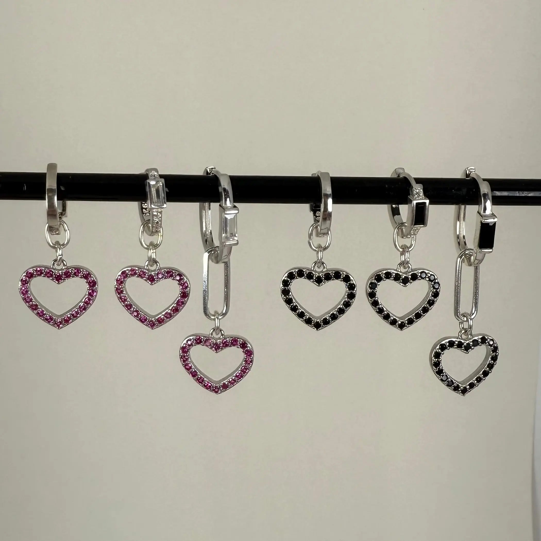 Heart sparkle örhängen - L8Hasselblad