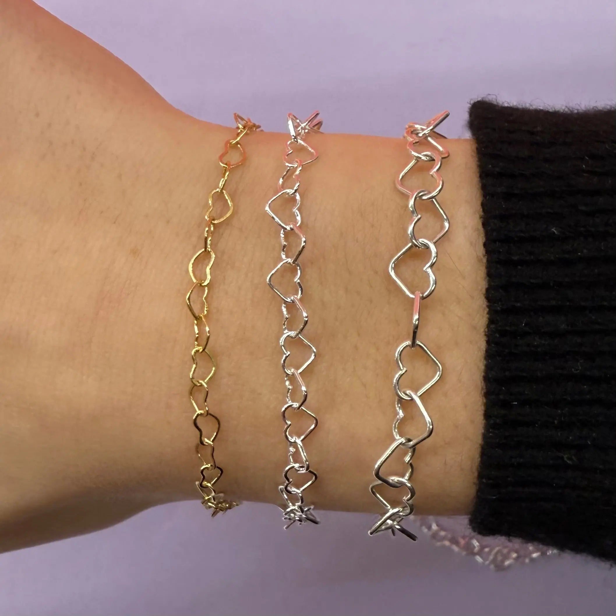 Hjärtlänk armband - L8Hasselblad