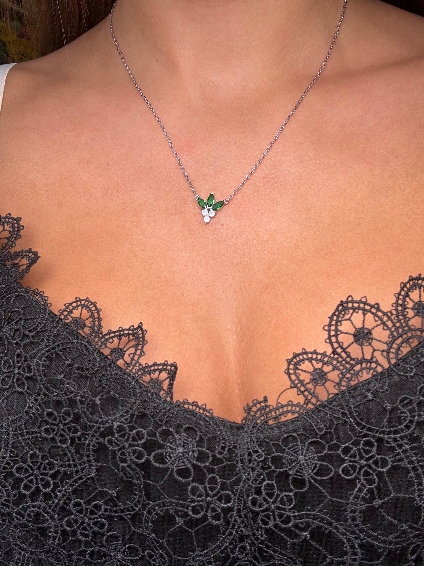 Necklace - Glamor Flower