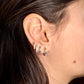 Earring - Medium Rings with Zircons