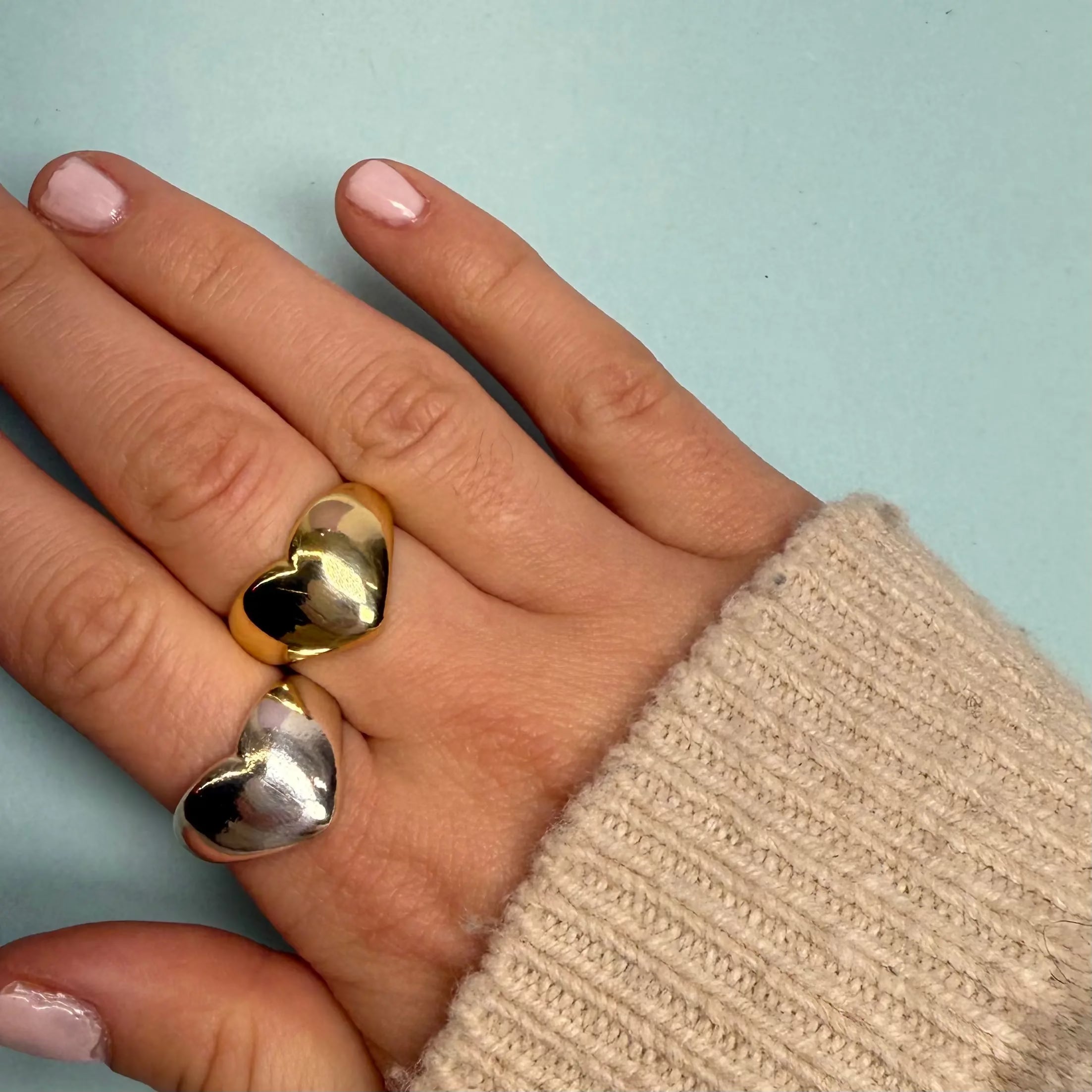 Ring - Hjärtring lillfingerring L8Hasselblad