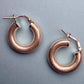 NOT READY, picture and price? - Earring - Light Hoops with Structure