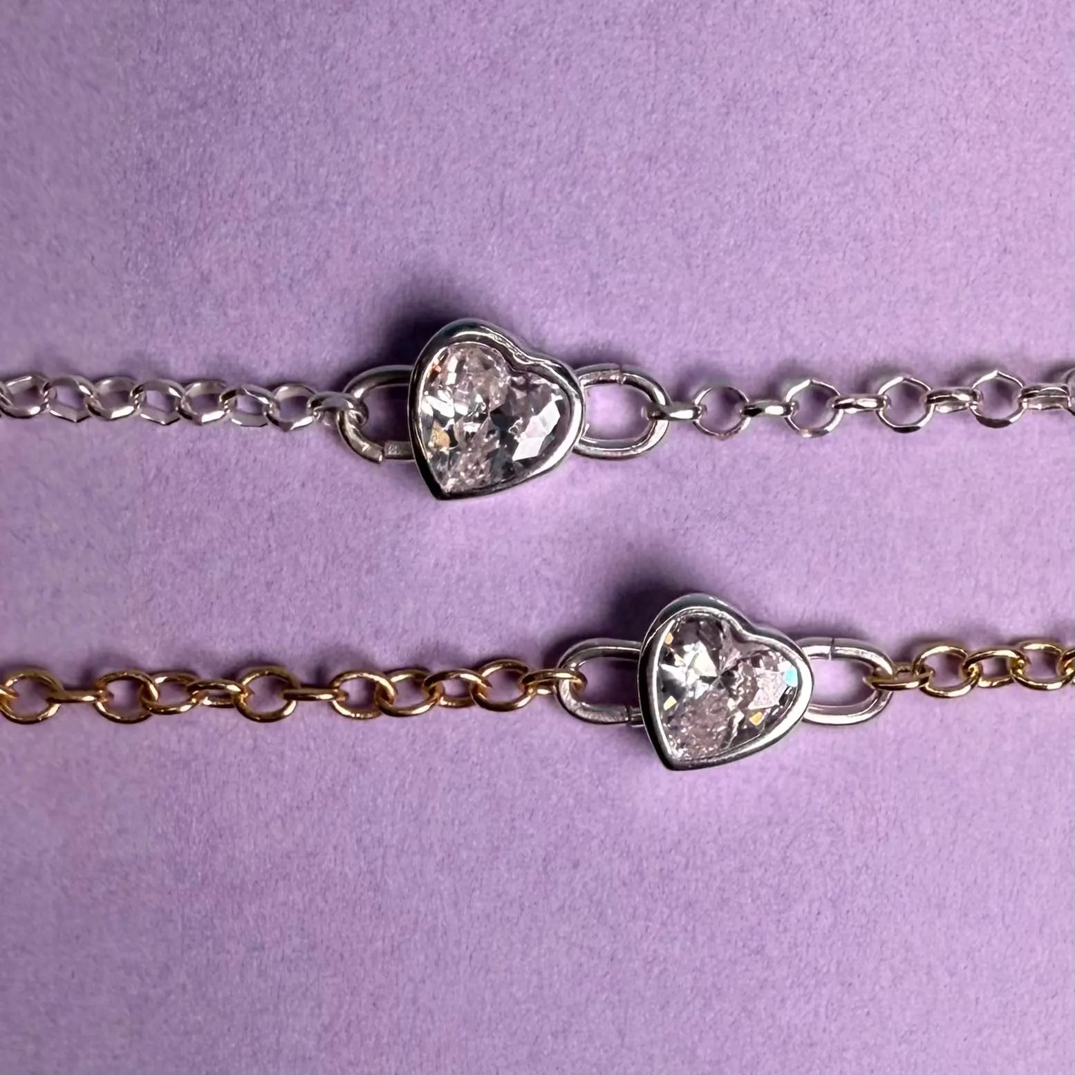 Zirkonhjärta armband L8Hasselblad