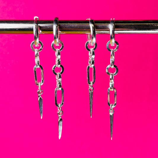 Earring - Slim With Various Studs