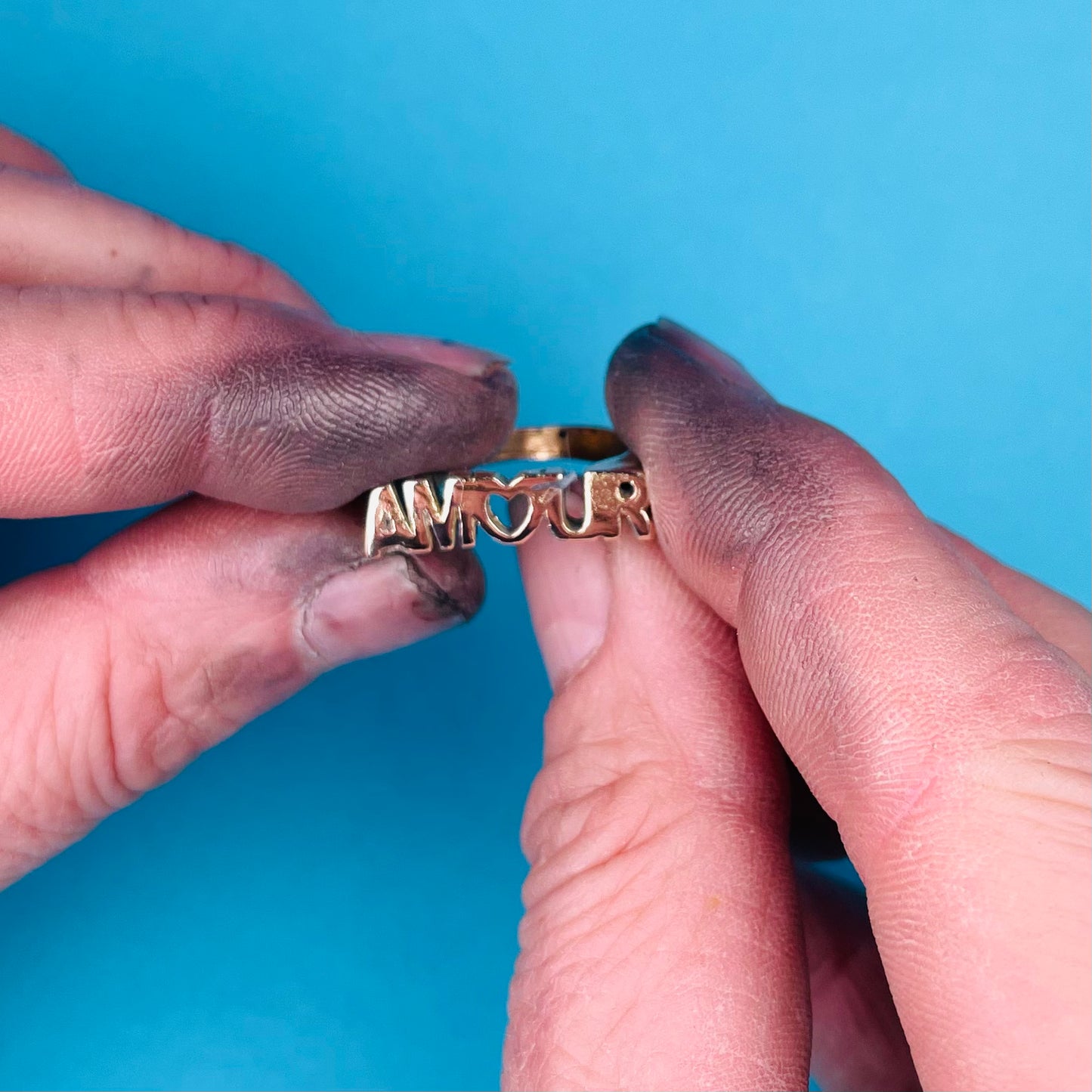 AMOUR-Ring 18K Guld