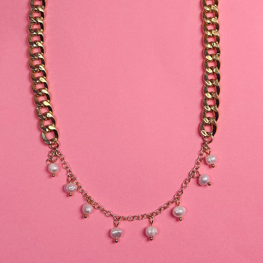 Halsband - Chunky pearl