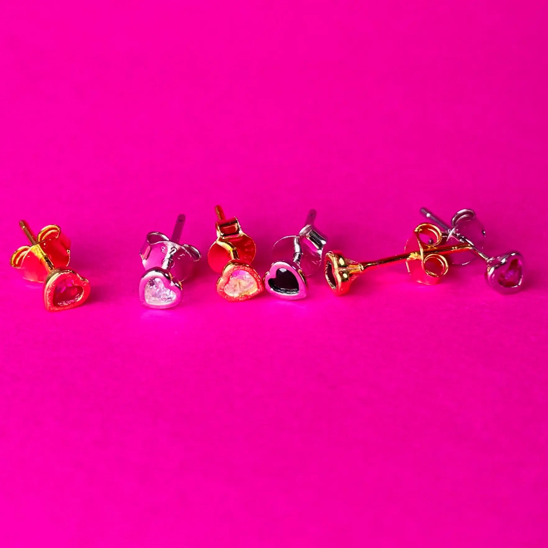 Korvakorut - Mini sydämet