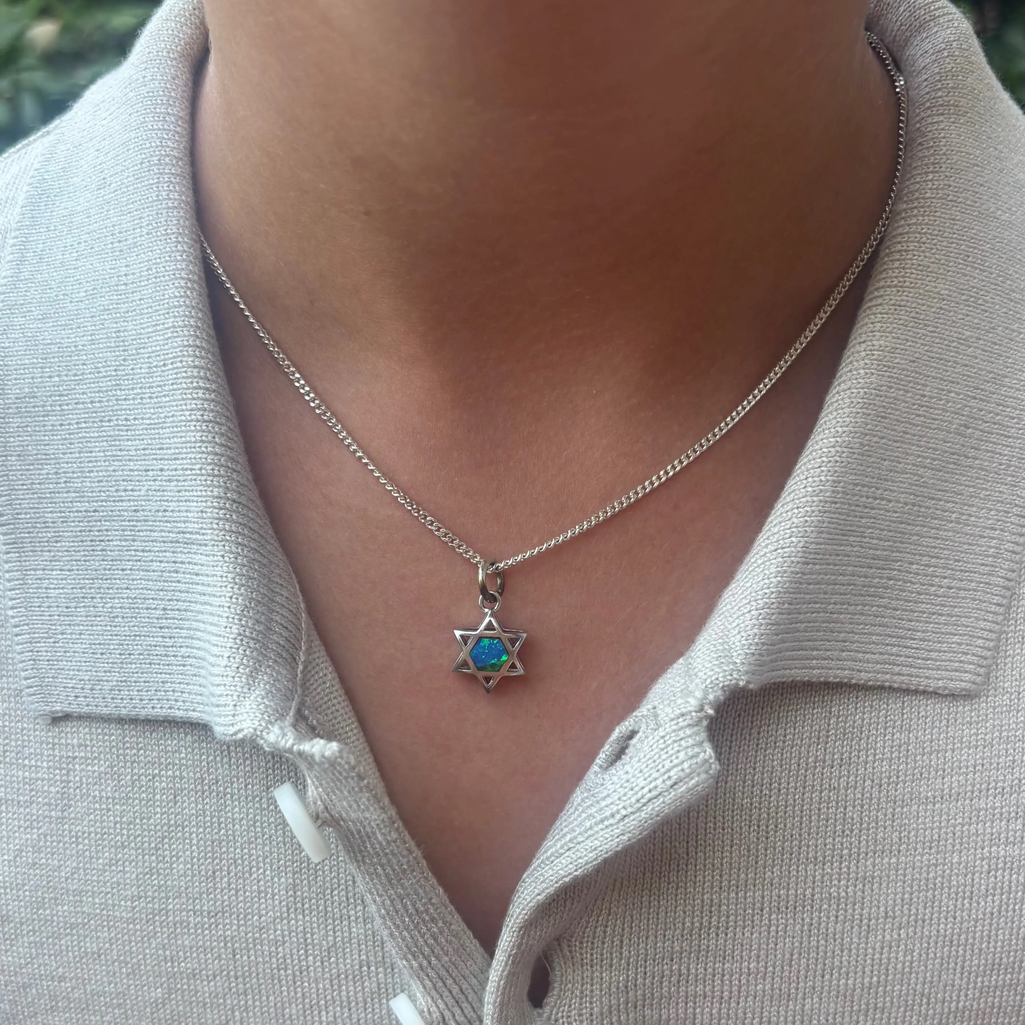 Berlock - Glimrande Davidsstjärna L8Hasselblad