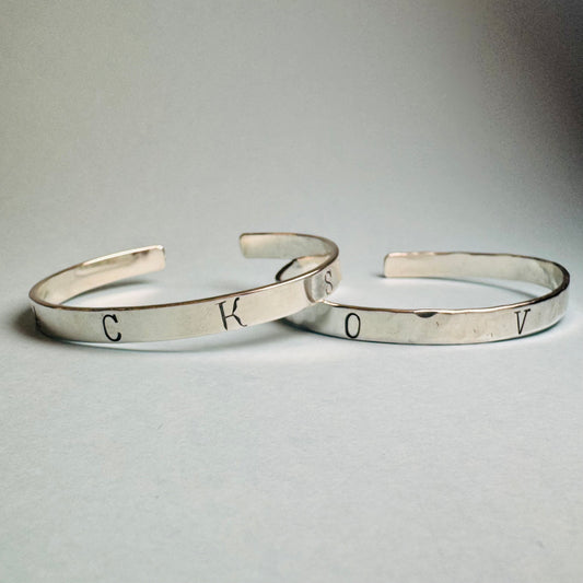 Bracelet - Stamped wordbracelet