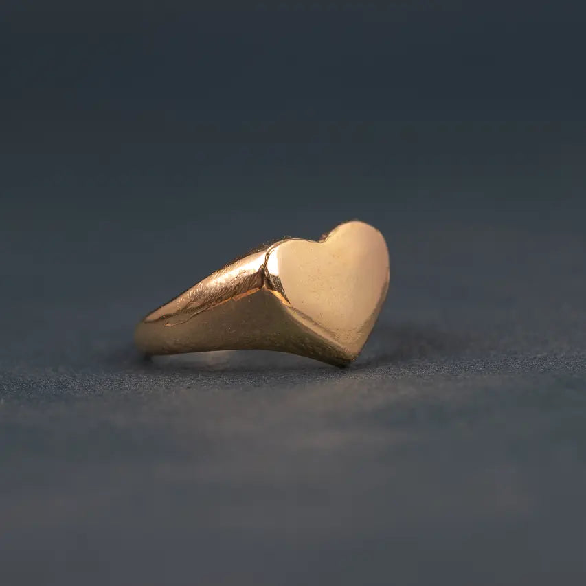 Hjärtklackring i 18k guld L8Hasselblad