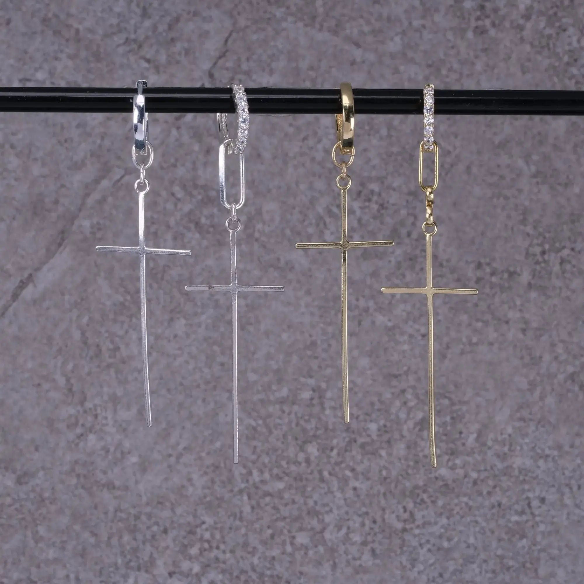 Långa korset  - Örhänge L8Hasselblad