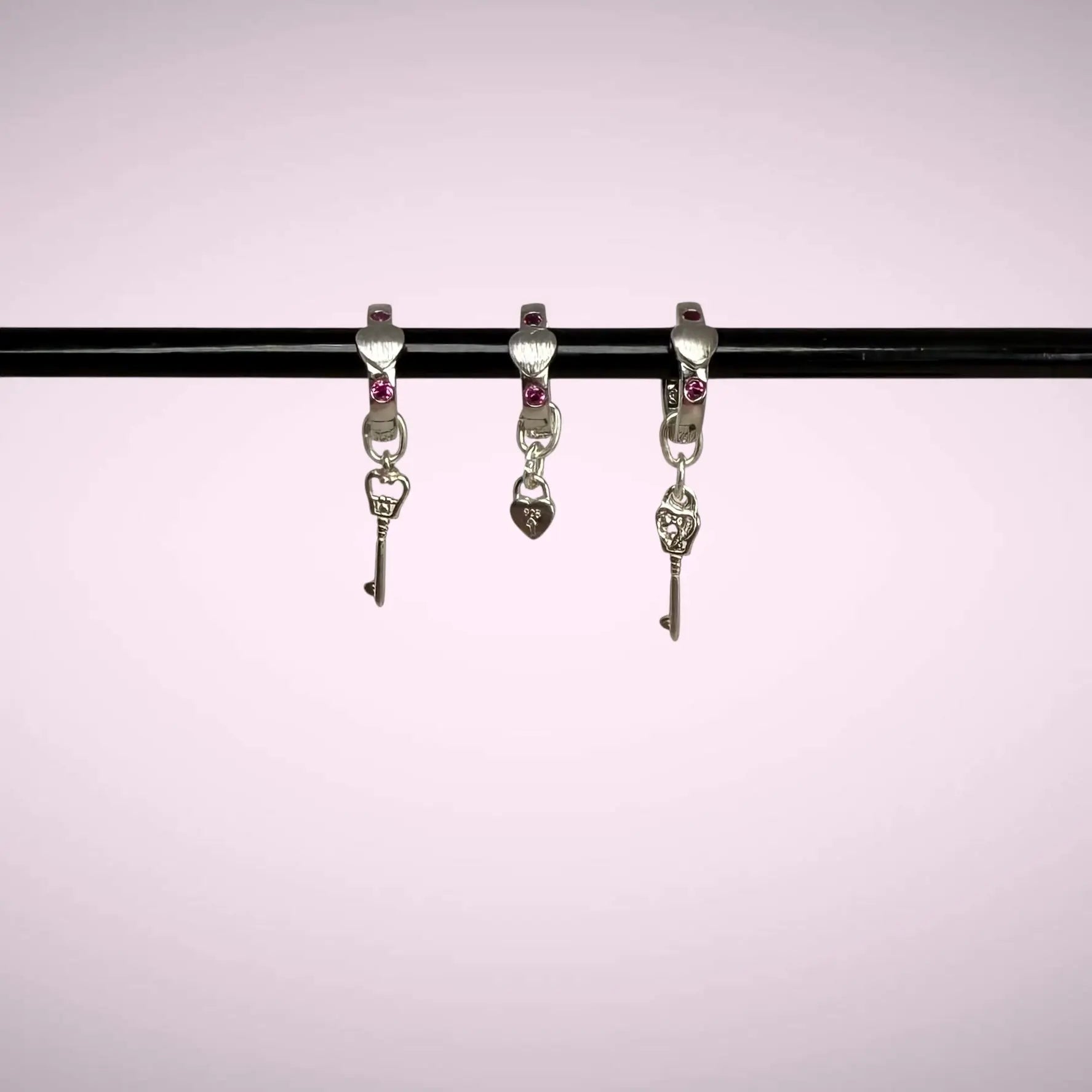 Key to my heart - silverörhängen - L8Hasselblad