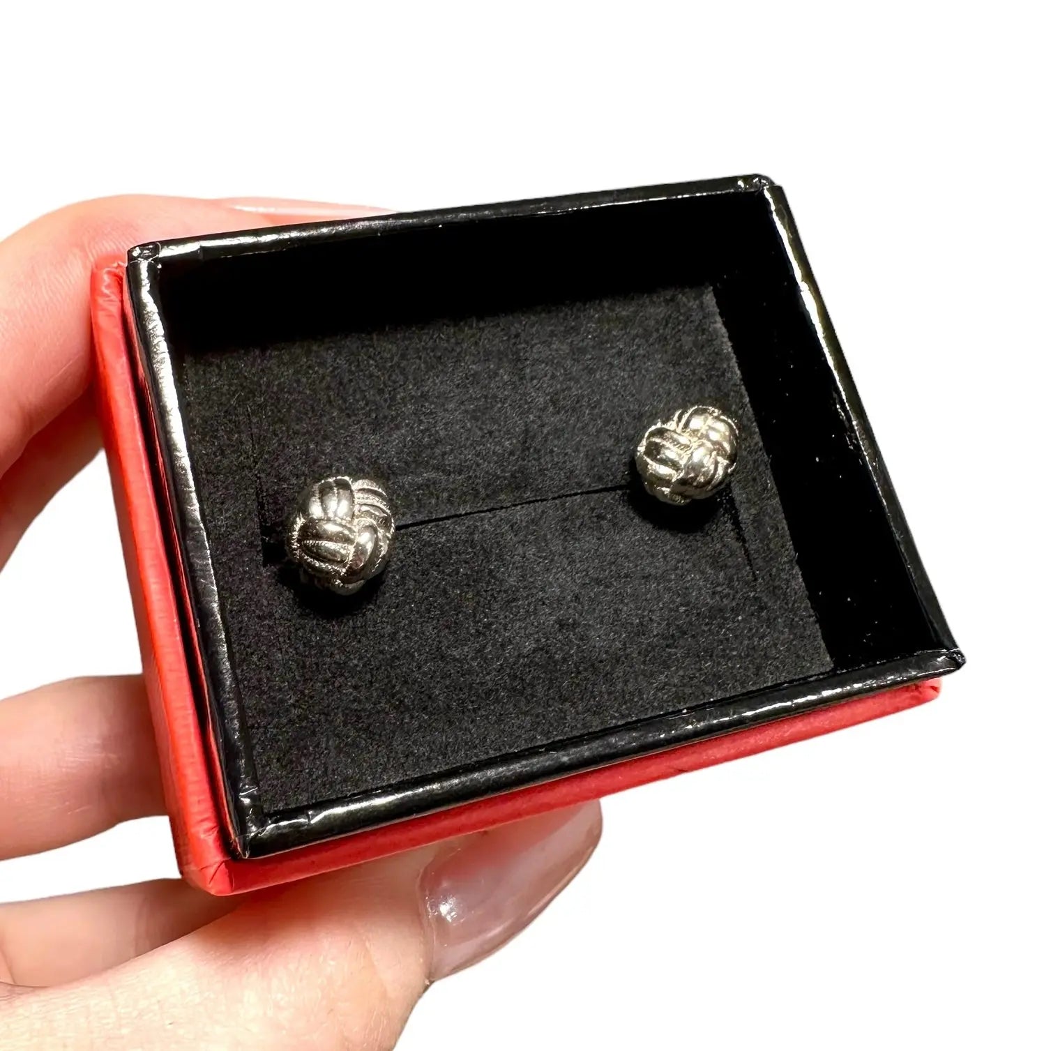 Manschettknappar - klassisk knut - L8Hasselblad