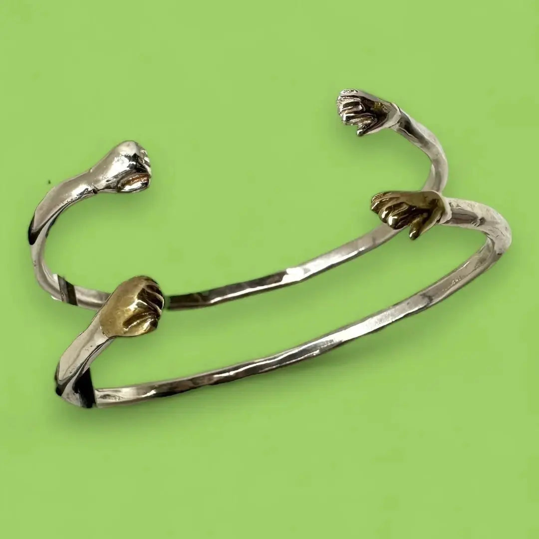 Öppen & knuten hand armband - L8Hasselblad