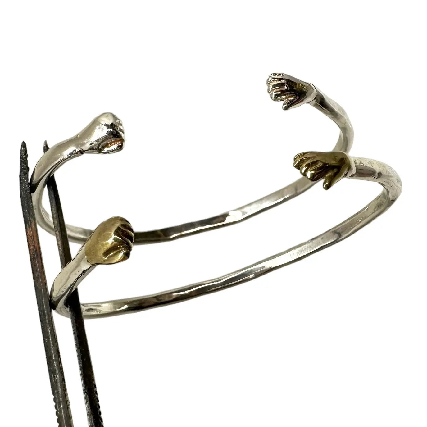 Öppen & knuten hand armband - L8Hasselblad