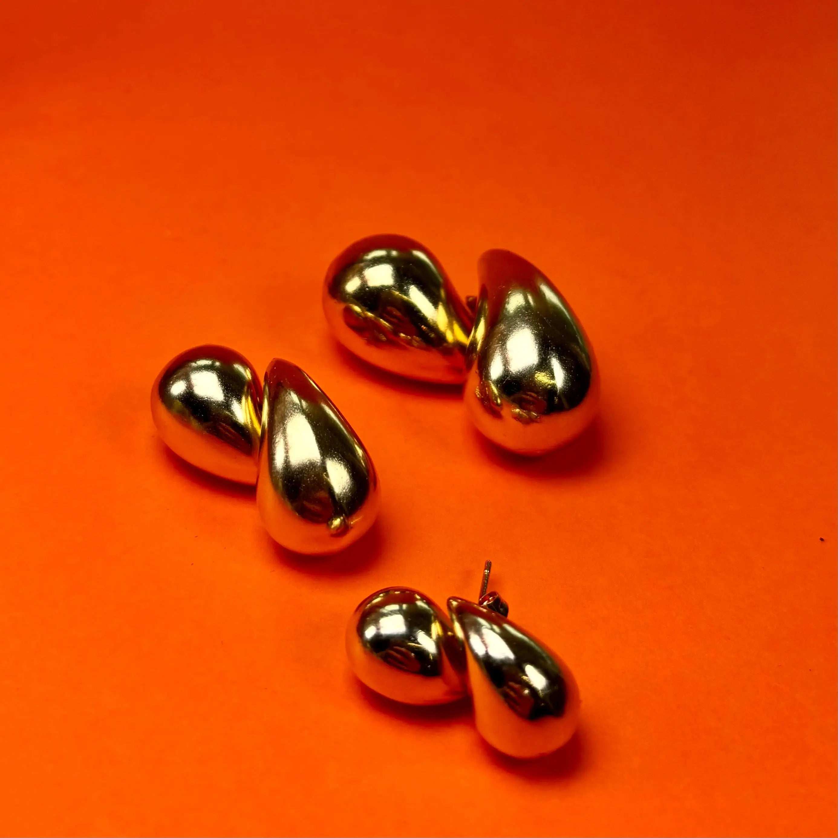 Örhänge - Droppar Gulddoublé - L8Hasselblad