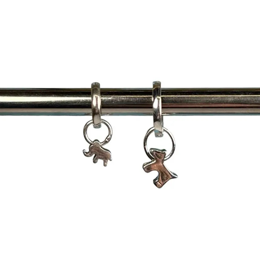 Örhänge - Elefant & Hund - L8Hasselblad