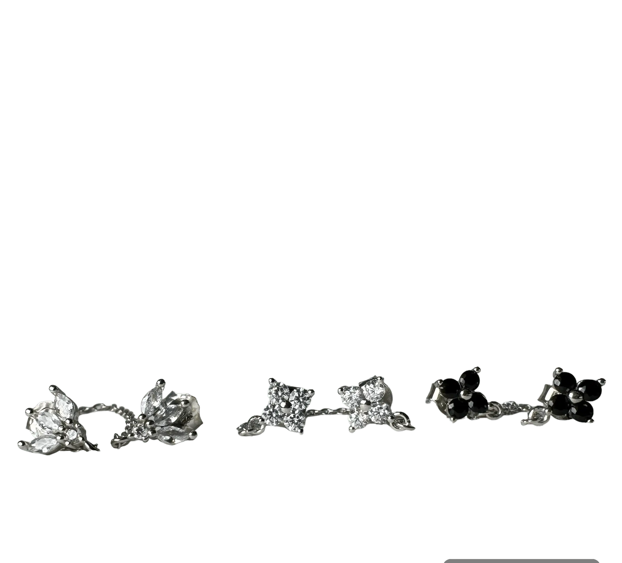 Örhänge - Glamour Dubbel blomma - L8Hasselblad