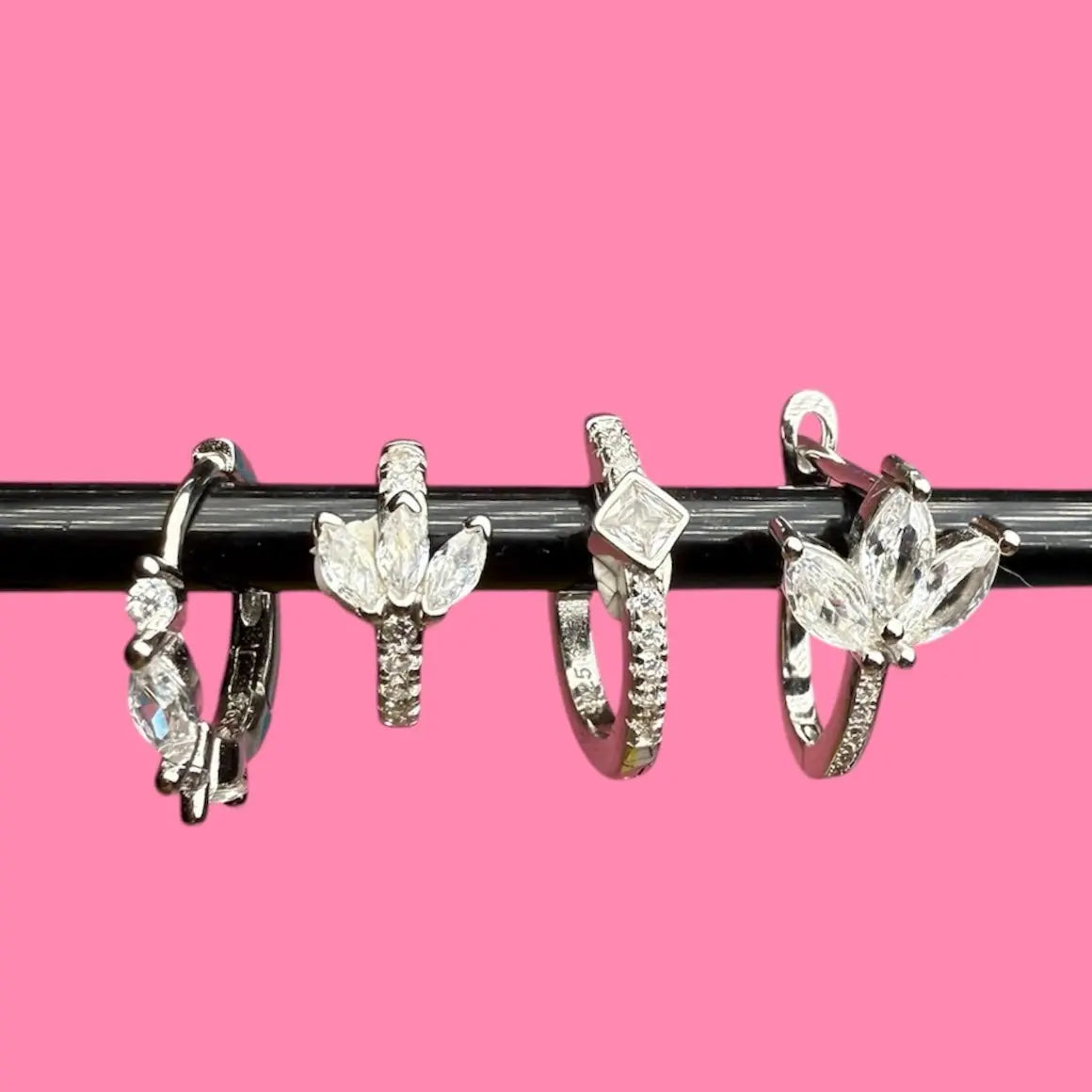 Örhänge - Glamour hoops - L8Hasselblad