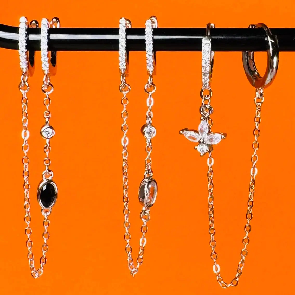 Örhänge - Glamour sten - L8Hasselblad