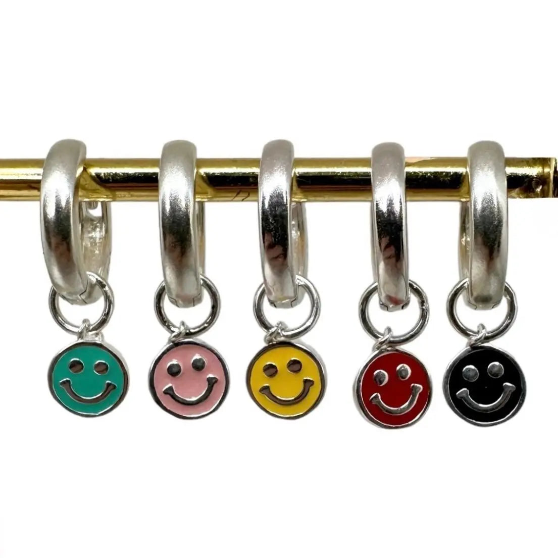Örhänge - Hängande Smiley - L8Hasselblad