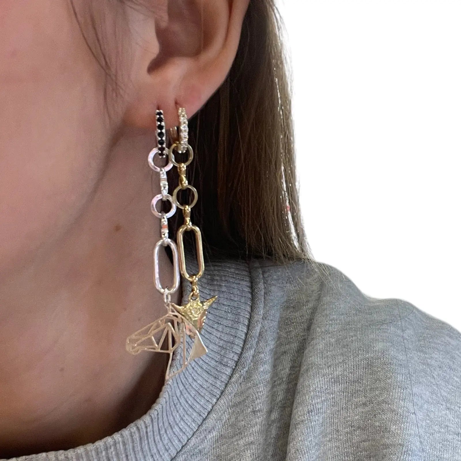 Örhänge - Lång Häst & Oxkranie - L8Hasselblad