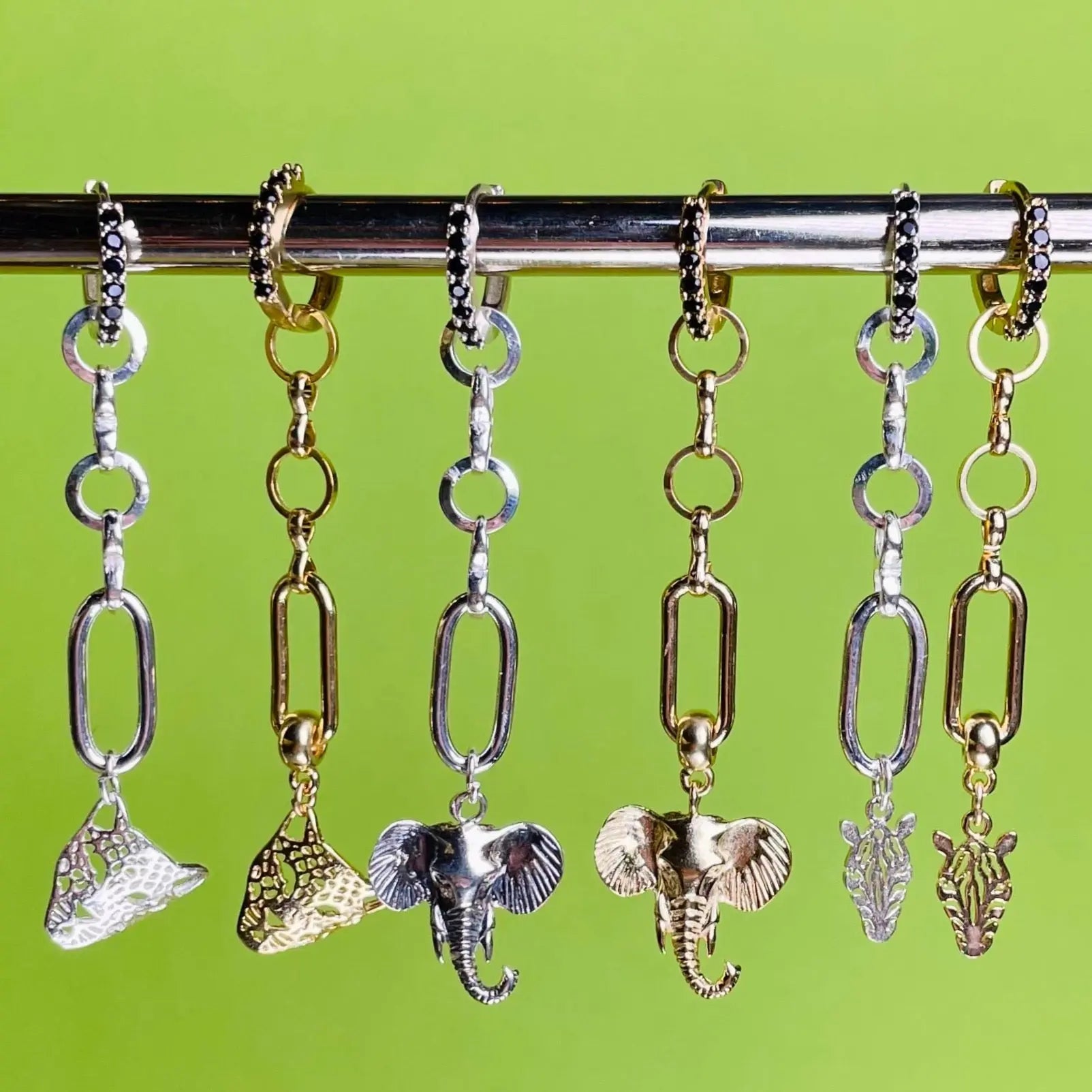 Örhänge - Safaridjur - L8Hasselblad