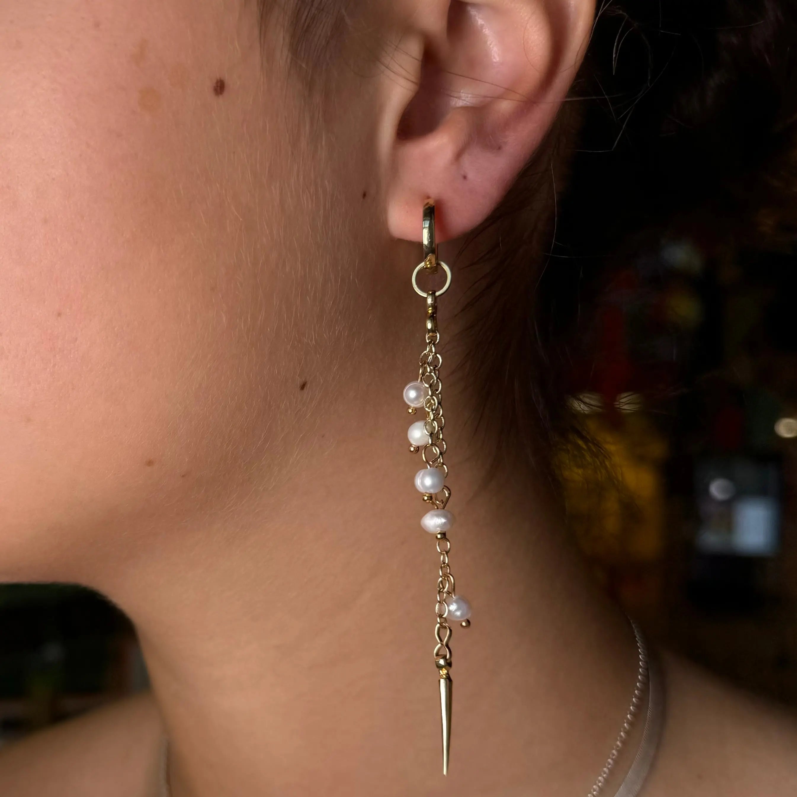 Örhängen - Droppande Pärlor - L8Hasselblad