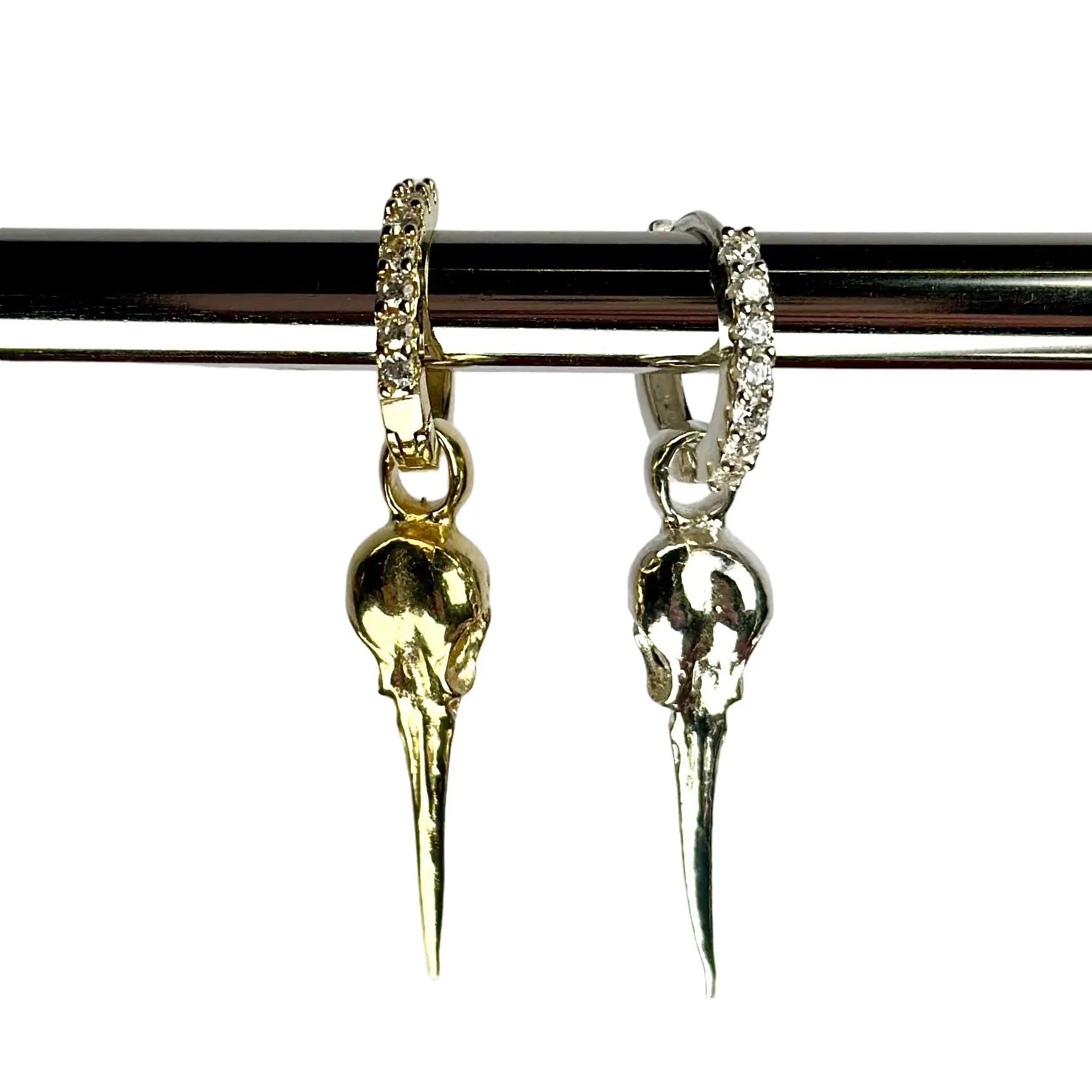 Örhängen - Fågelkranie - L8Hasselblad