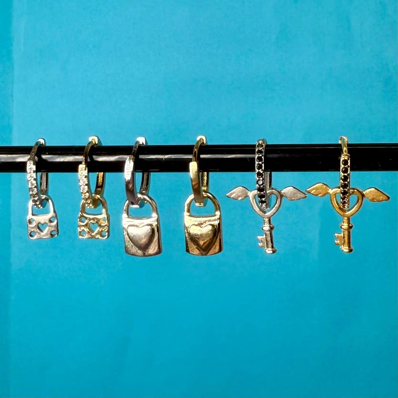 Örhängen - Låst kärlek - L8Hasselblad