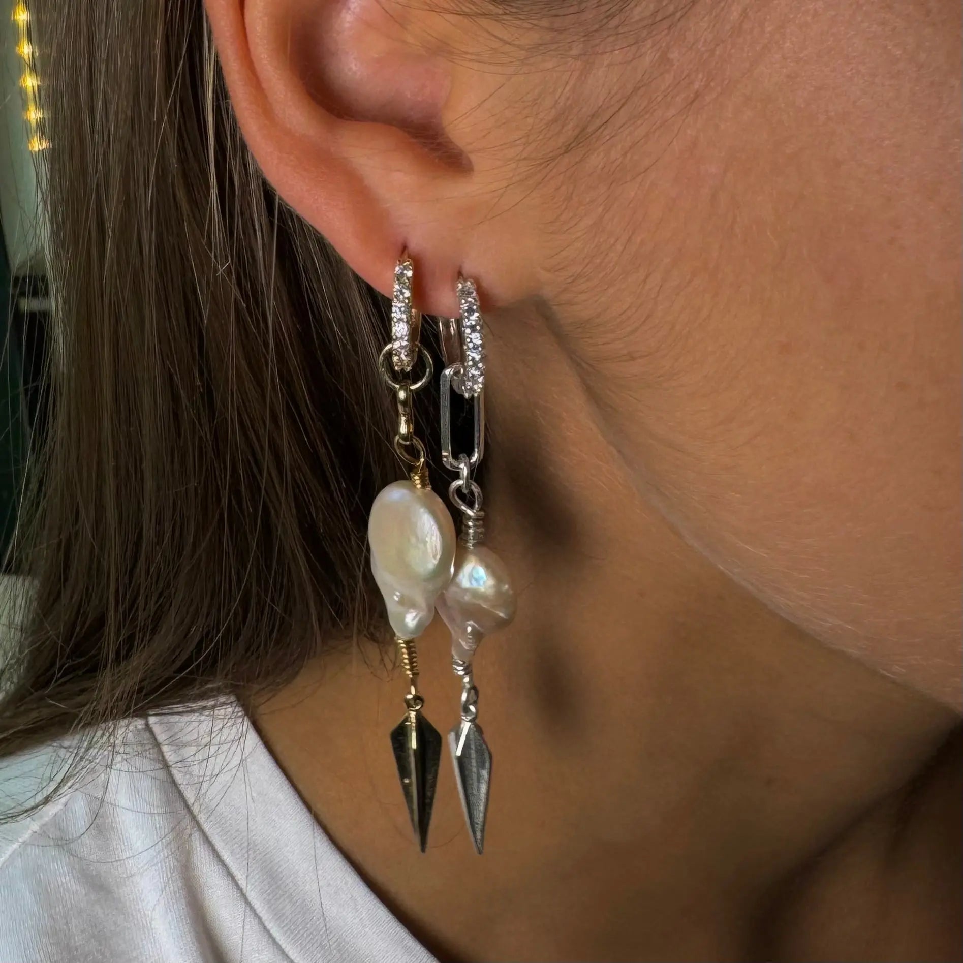 Örhängen - Oyster pearls - L8Hasselblad