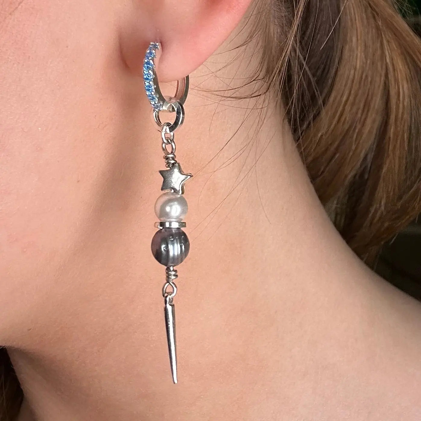 Örhängen - Pärlor med stjärnor & hjärtan - L8Hasselblad