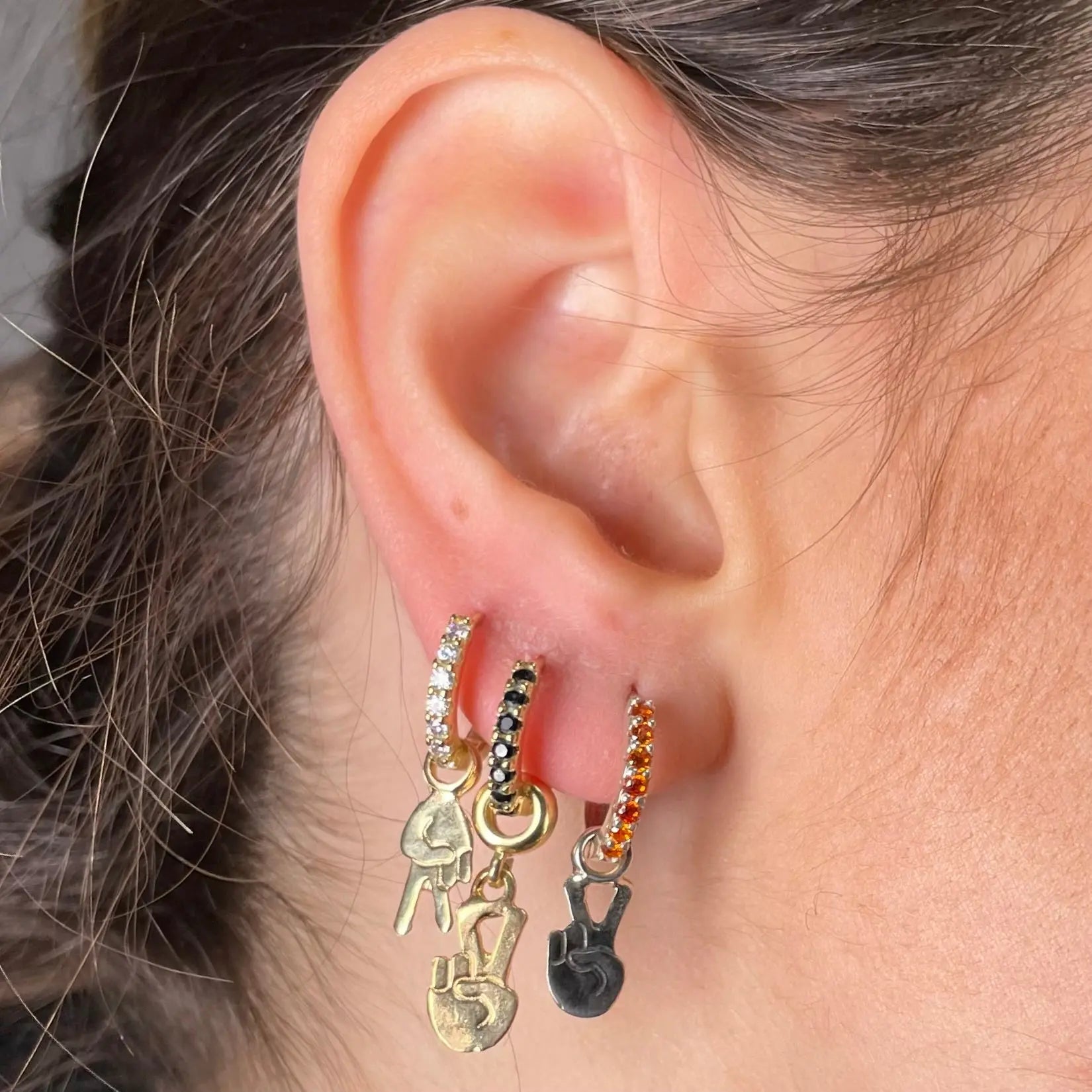 Örhängen - Peace Out! - L8Hasselblad