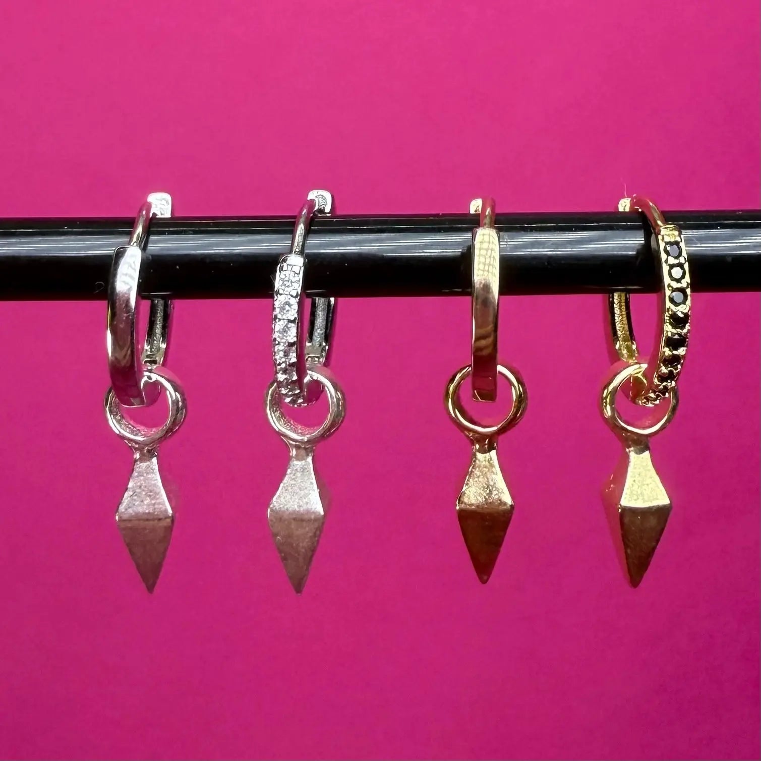 Örhängen - Romb Niten - L8Hasselblad