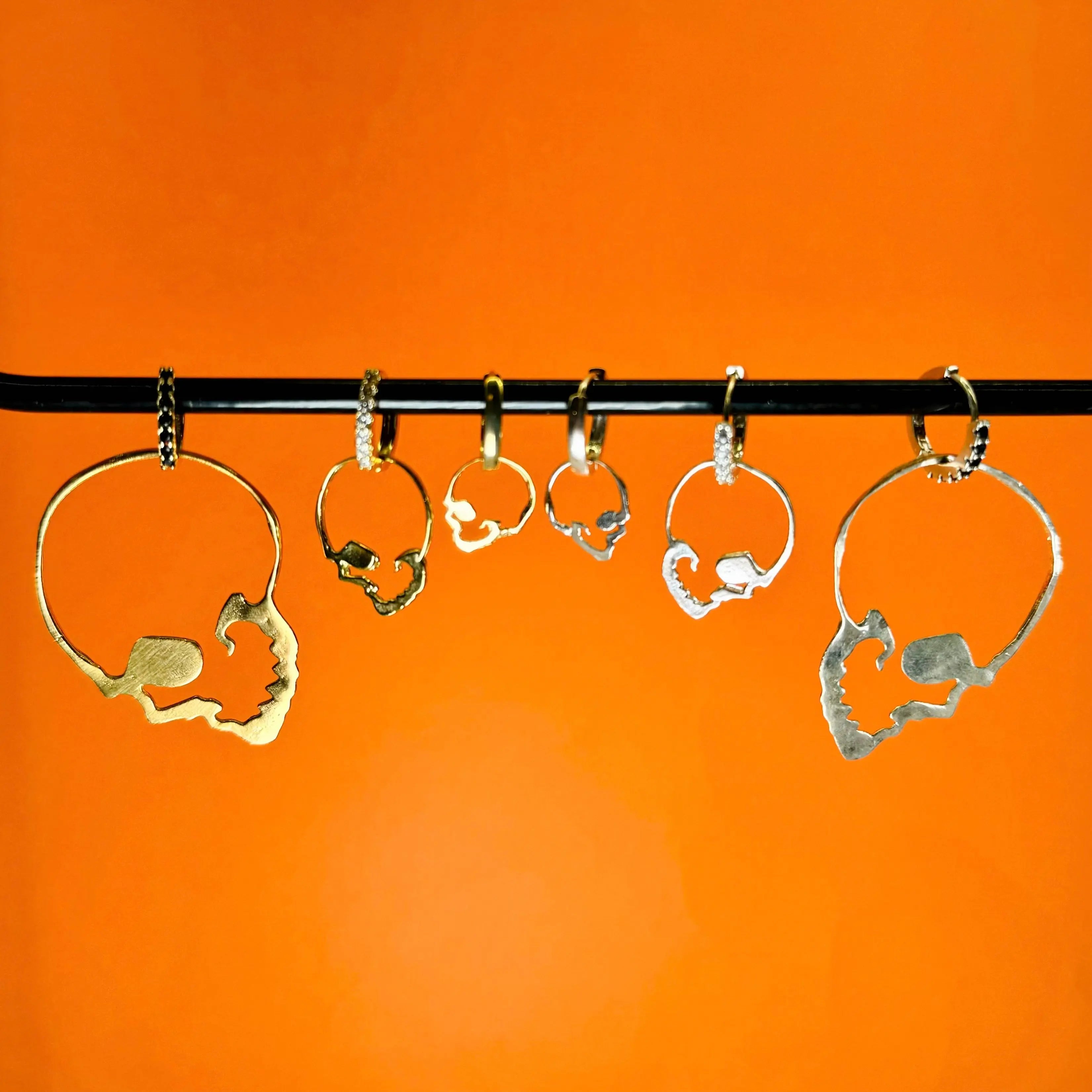 Örhängen - Skull - L8Hasselblad
