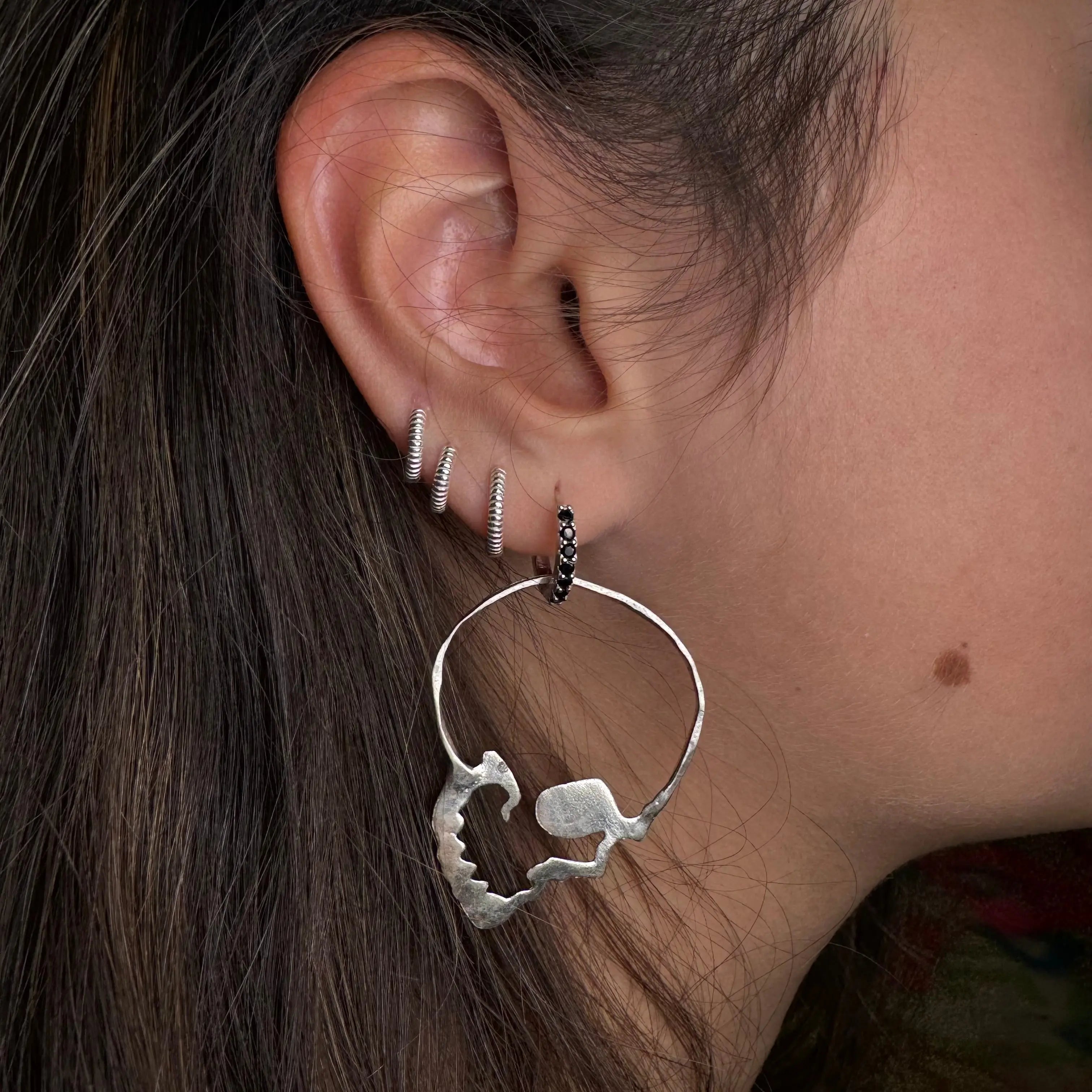 Örhängen - Skull - L8Hasselblad