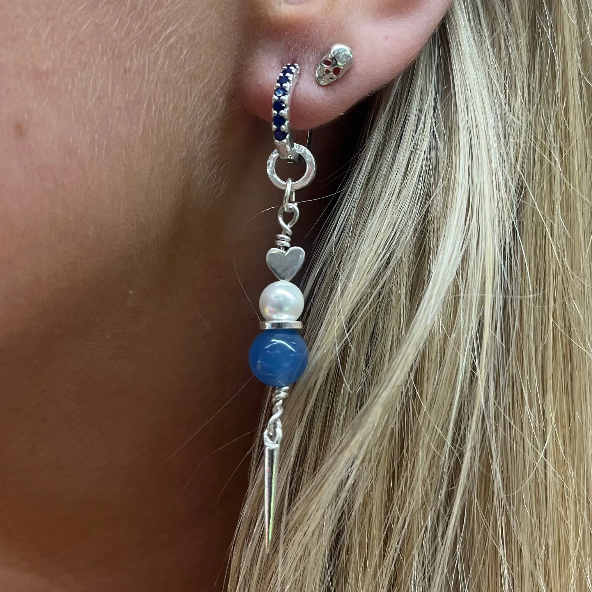 Örhängen - Stenar Med Stjärnor & Hjärtan - L8Hasselblad