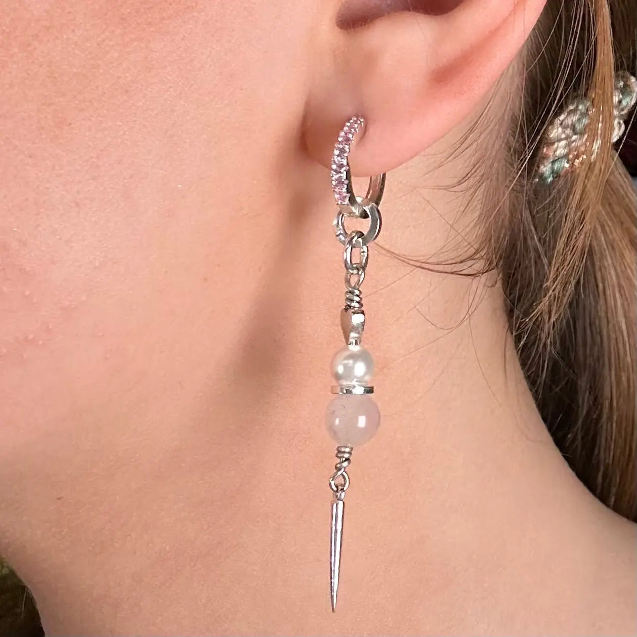 Örhängen - Stenar Med Stjärnor & Hjärtan - L8Hasselblad