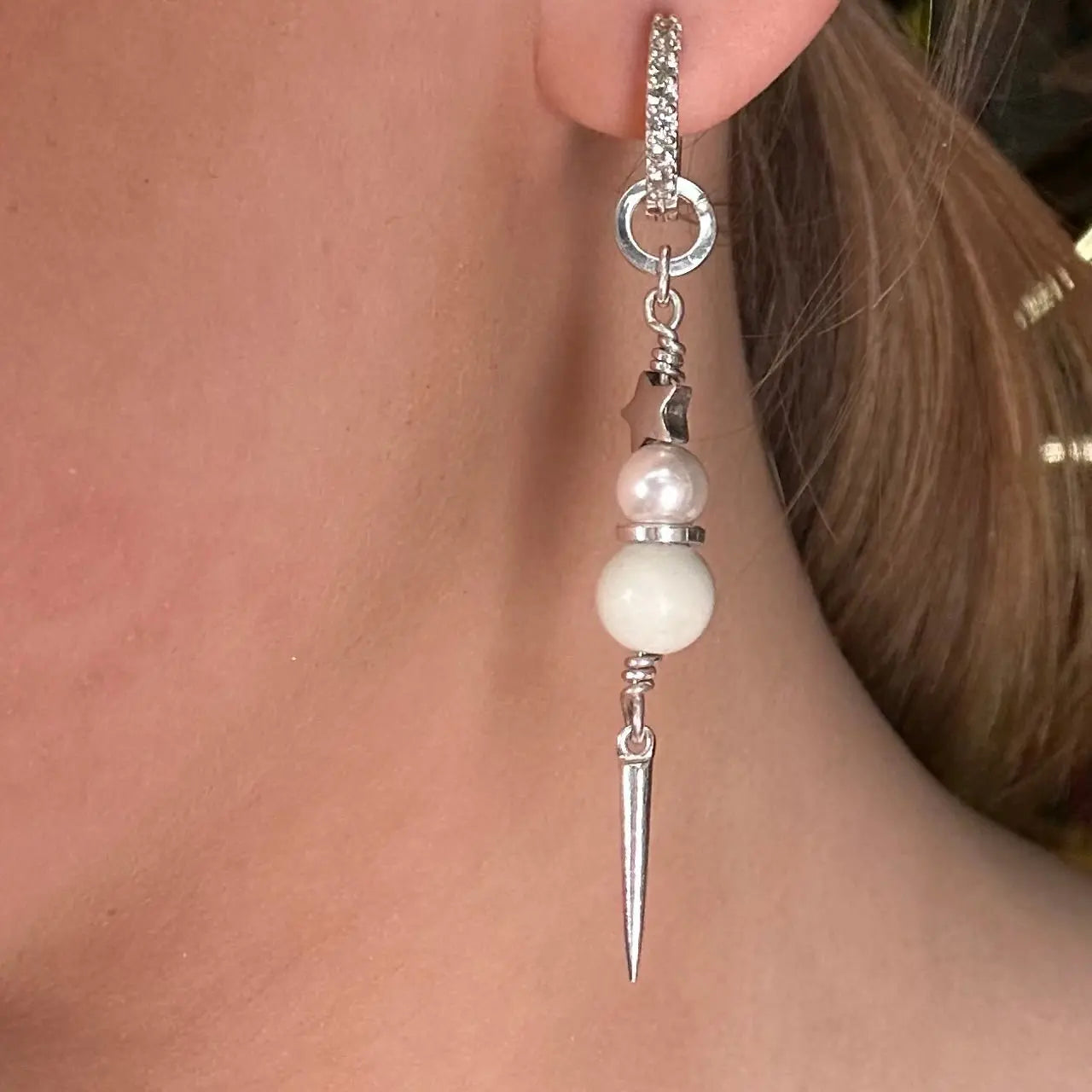 Örhängen - Stenar Med Stjärnor & Hjärtan - L8Hasselblad