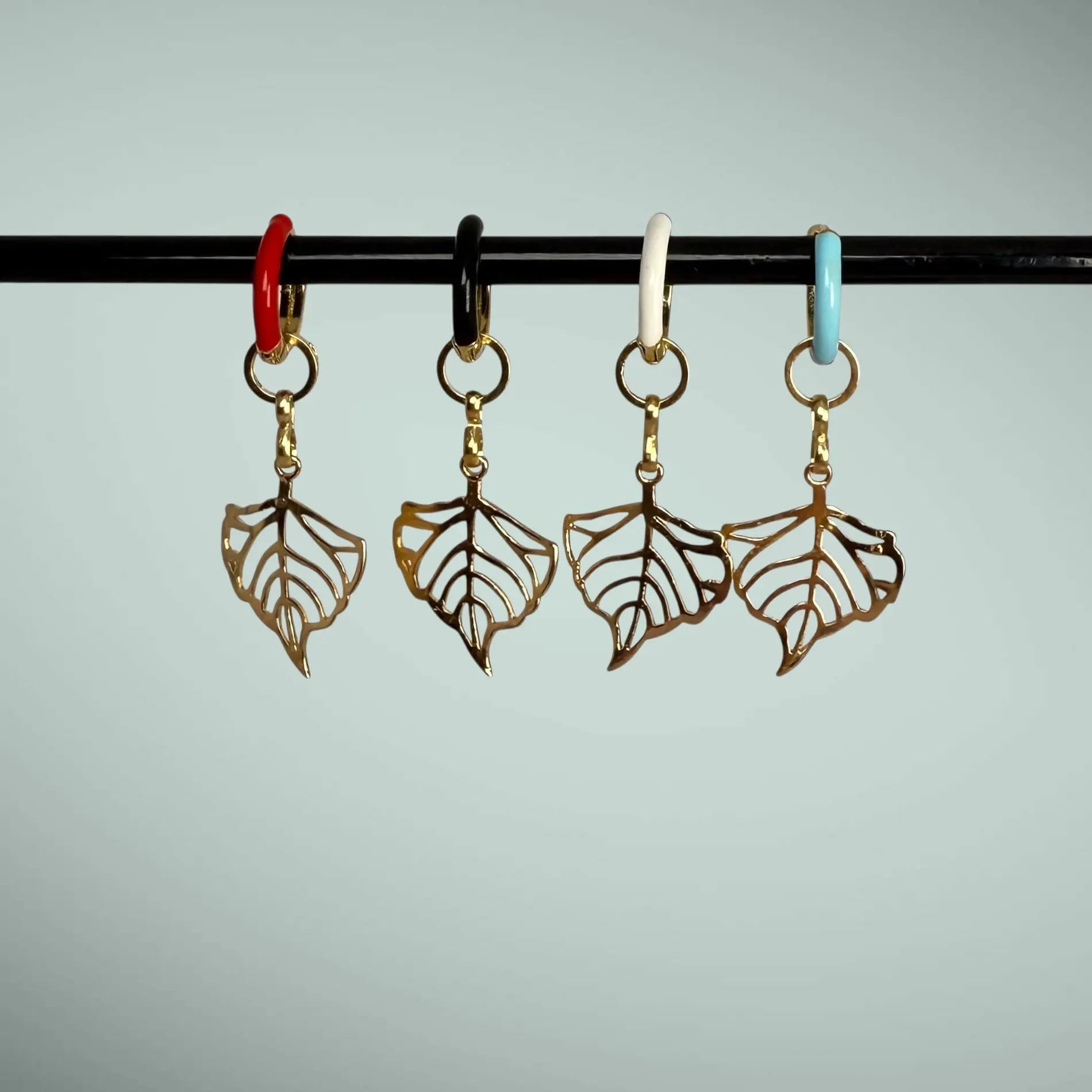 Palm - guldörhänge - L8Hasselblad