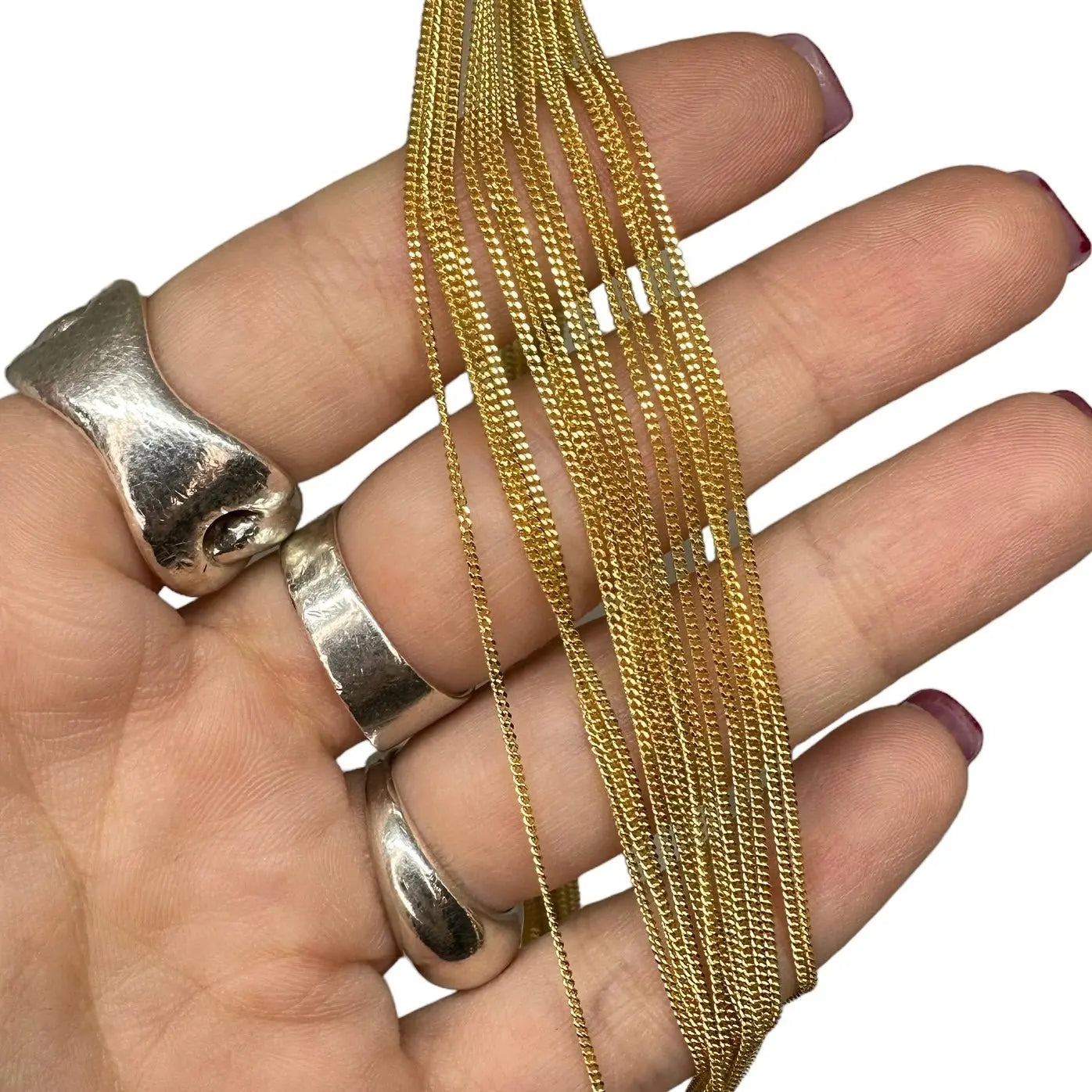 Pansarkedja - guldplätering - L8Hasselblad