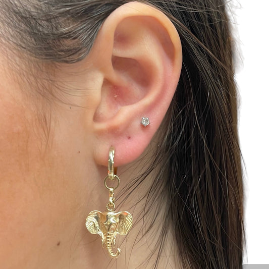 Earrings - Elephant &amp; Butterfly