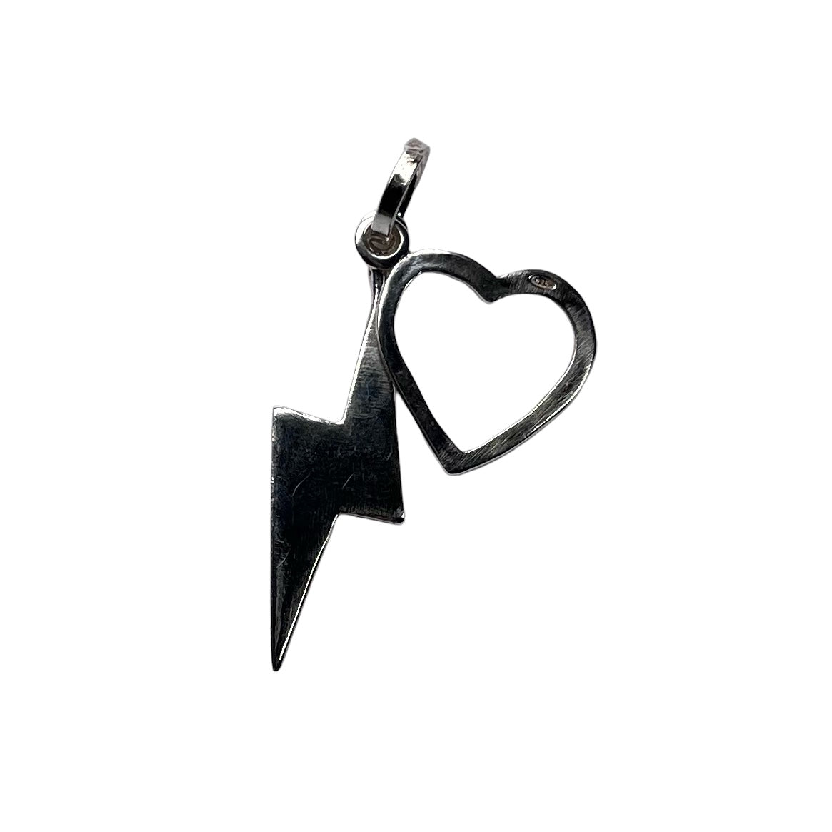 Charm - Heart with lightning bolt or arrow