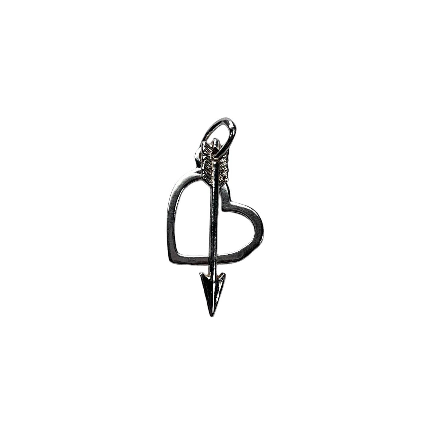 Charm - Heart with lightning bolt or arrow