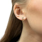 Stud earring - Semicolon