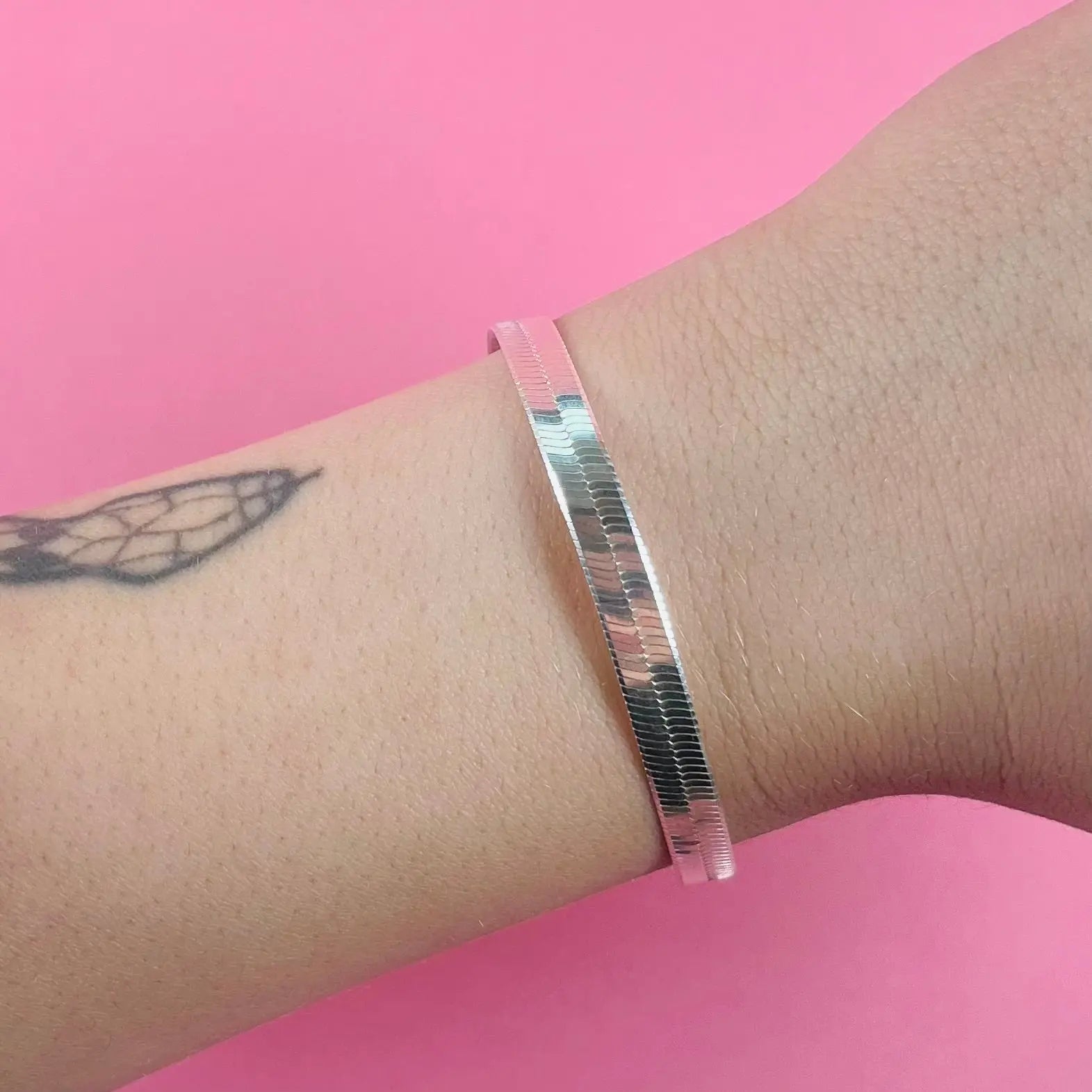 Platt länk armband - L8Hasselblad