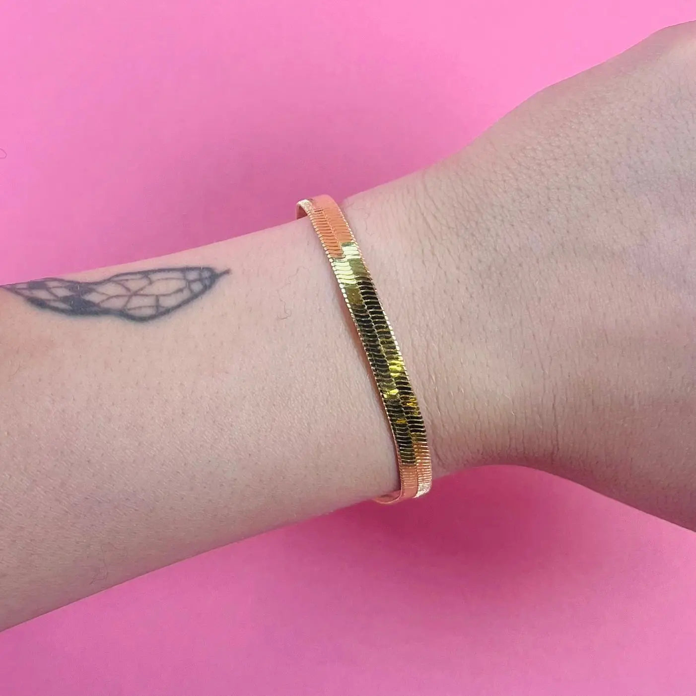 Platt länk armband - L8Hasselblad