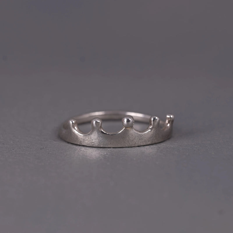 Prinsesskrona - silverring - L8Hasselblad